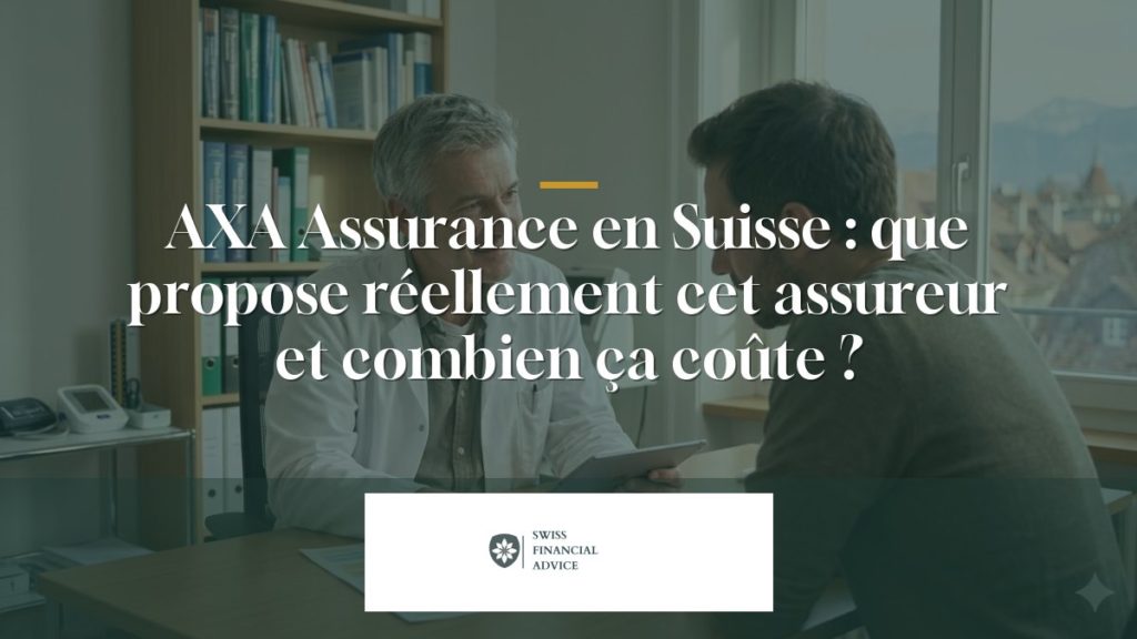 AXA Assurance en Suisse : que propose réellement cet assureur et combien ça coûte ?