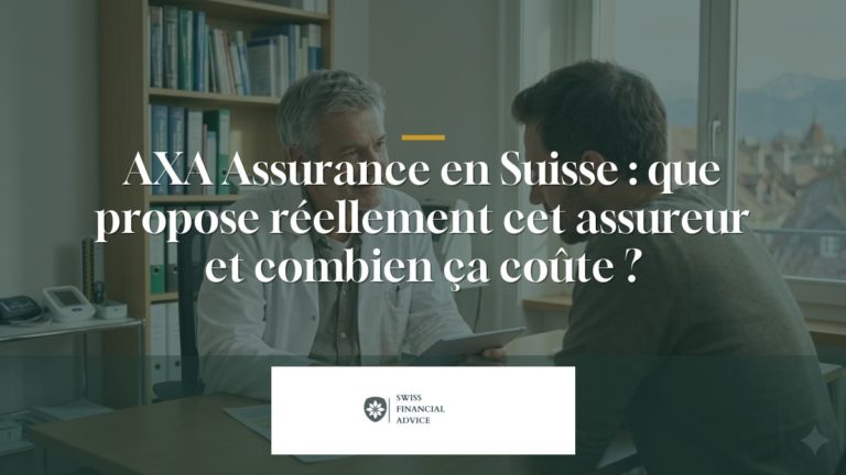 AXA Assurance en Suisse : que propose réellement cet assureur et combien ça coûte ?