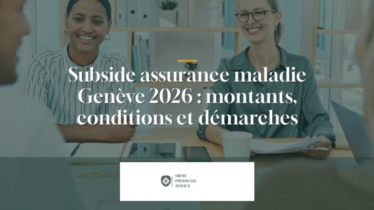 Subside assurance maladie Genève 2026 : montants, conditions et démarches