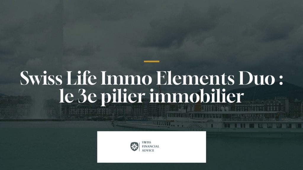 Vue de Genève et de ses immeubles, illustration de Swiss Life Immo Elements Duo