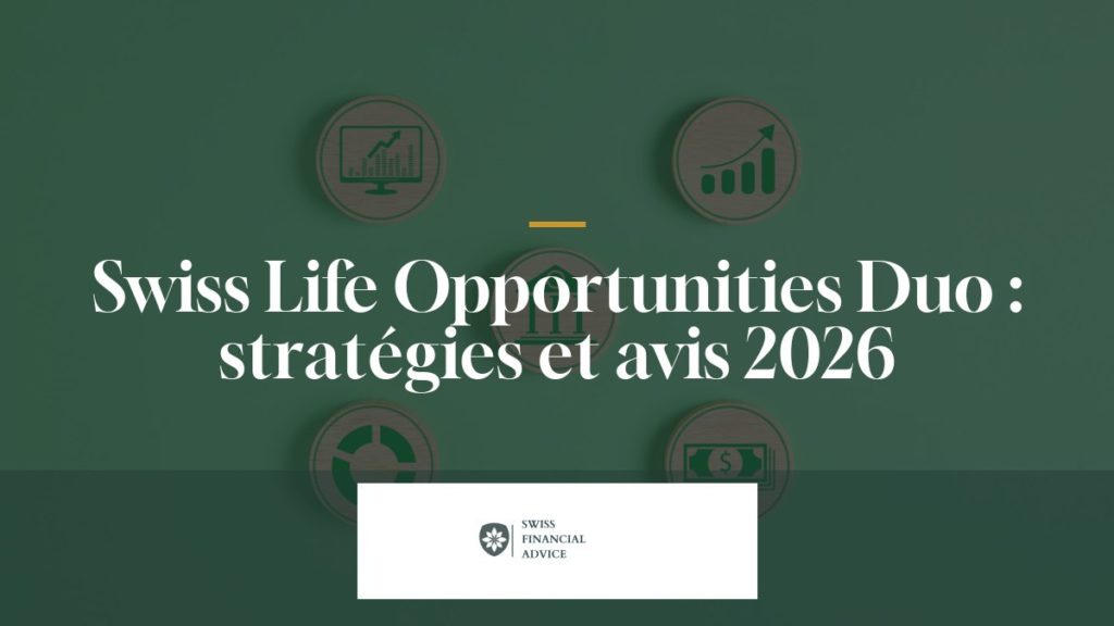 Icônes de placement sur pastilles en bois, illustration de Swiss Life Opportunities Duo